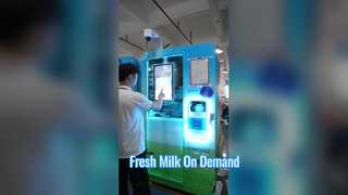 Haloo เครื่องจำหน่ายนมสดอัตโนมัติ | ระบบจัดเก็บนมขนาด 120 ลิตร ความจุขนาดใหญ่ 175 ถ้วย ออกแบบอัตโนมัติ
