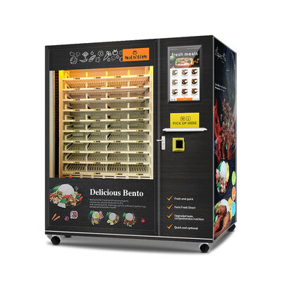 เครื่องขายอาหารร้อน Haloo เครื่องขายอาหารร้อน Self-service Lunch Bento with Heating Function เครื่องขายอาหารขนาดใหญ่