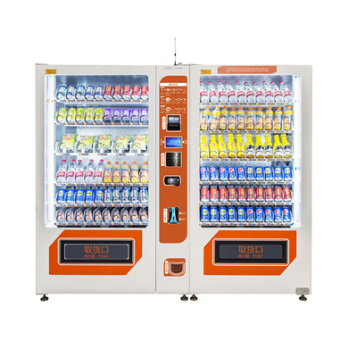 เครื่องจำหน่ายสินค้าอัตโนมัติแบบรวม 24 ชั่วโมงสำหรับเครื่องดื่มและของว่างที่ผ่านการรับรอง CE