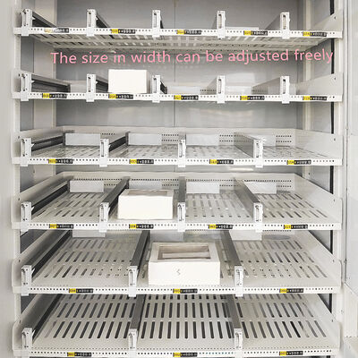 เครื่องขายเค้กจอสัมผัสขนาดใหญ่ขนาด 21.5 นิ้ว พร้อมกรอบฟองแผ่นเหล็กสีและระบบส่ง XY