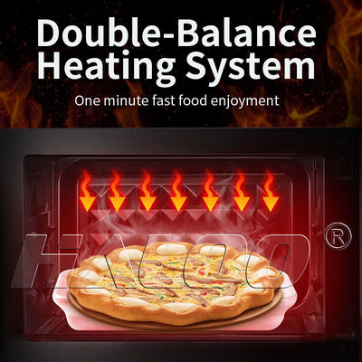 เครื่องขายพิซซ่า มีหน้าจอสัมผัสขนาด 49 นิ้ว และกรอบประตูเหล็กเต็ม สามารถแข็งได้ถึง -18 °C