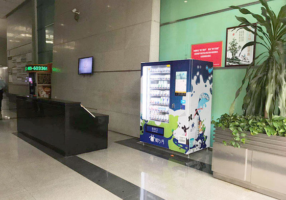 ตู้จำหน่ายผลไม้สด OEM Combo พร้อม Locker 4G เครือข่าย