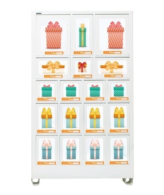 เครื่องจำหน่ายสินค้าอัตโนมัติ OEM ODM สำหรับผลิตภัณฑ์ความงามพร้อมตู้เก็บของ 18 ตู้