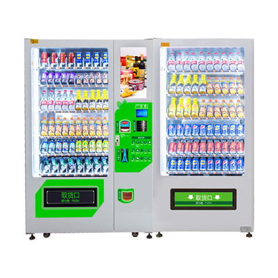 เครื่องจำหน่ายสินค้าอัตโนมัติ Combo ที่ผ่านการรับรองมาตรฐาน ISO พร้อมหน้าจอสัมผัสขนาด 22 นิ้ว