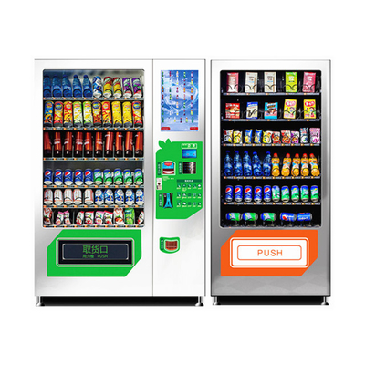 เครื่องจำหน่ายสินค้าอัตโนมัติ Combo ที่ผ่านการรับรองมาตรฐาน ISO พร้อมหน้าจอสัมผัสขนาด 22 นิ้ว
