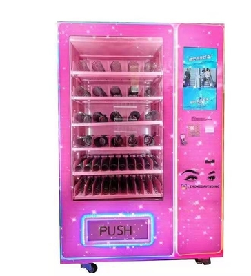 เครื่องจำหน่ายผมสีชมพูร้อน Lash Vending Machine พร้อมหน้าจอสัมผัสขนาด 21.5 นิ้ว
