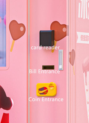 เครื่องจำหน่ายไอศกรีมนุ่มกลางแจ้งอัตโนมัติเต็มรูปแบบ Halo พร้อมหน้าจอสัมผัสขนาด 32 นิ้ว และฟังก์ชันทำความสะอาดอัตโนมัติ